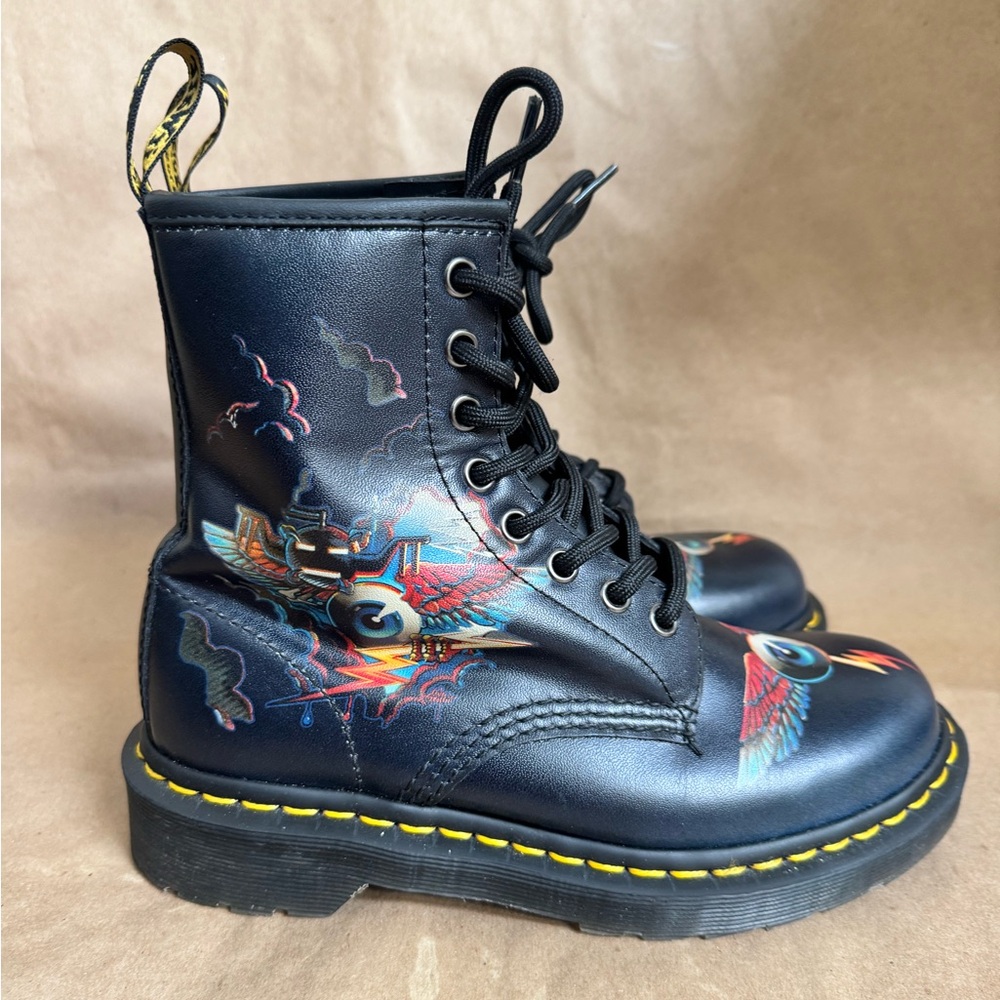 Dr Martens x Rick Griffins Eye 1460 Backhand Boot. M5/W6 - Picture 3 of 14
